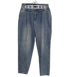 Fashion Nova pleated yoke jeans. Size 7/waist 24